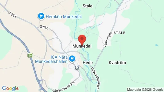 Houses for rent i Munkedal - kort over placeringen