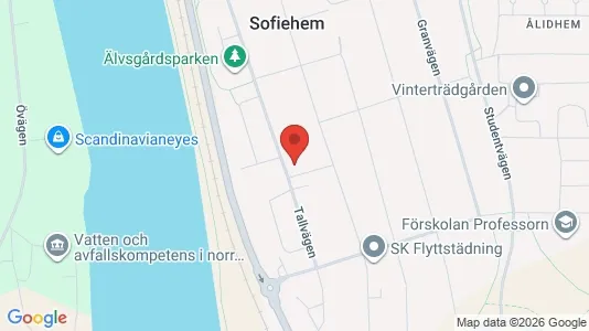 Apartments for rent i Umeå - kort over placeringen