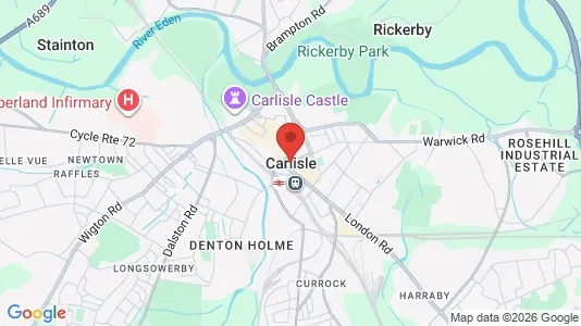 Apartments for rent i Carlisle - Cumbria - kort over placeringen