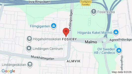Apartments for rent i Fosie - kort over placeringen