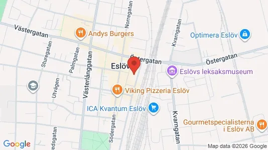 Apartments for rent i Eslöv - kort over placeringen