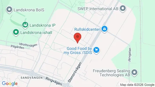 Apartments for rent i Landskrona - kort over placeringen