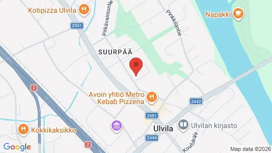 Apartments for rent i Ulvila - kort over placeringen