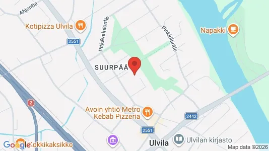 Apartments for rent i Ulvila - kort over placeringen
