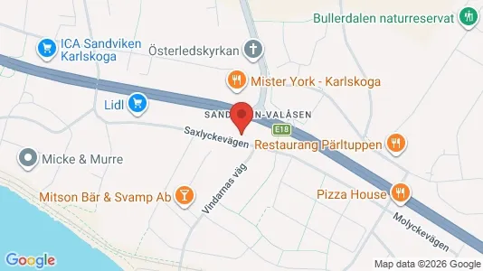 Rooms for rent i Karlskoga - kort over placeringen