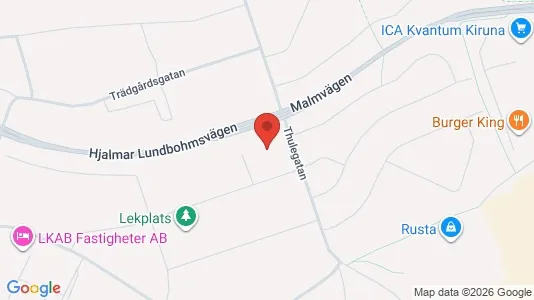 Apartments for rent i Kiruna - kort over placeringen