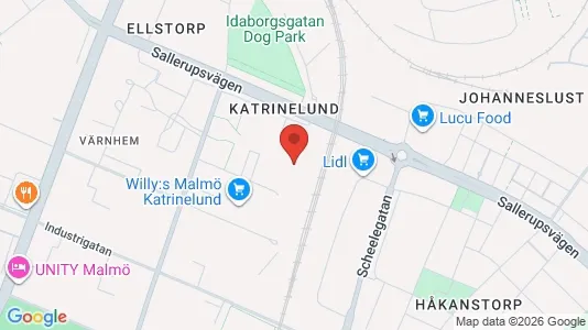 Apartments for rent i Malmö City - kort over placeringen