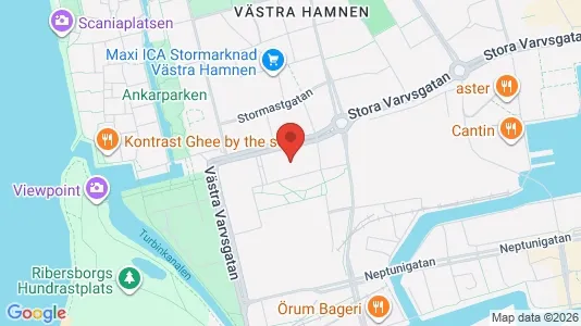 Apartments for rent i Malmö City - kort over placeringen