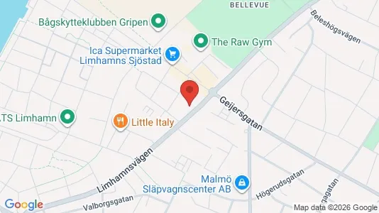 Apartments for rent i Limhamn/Bunkeflo - kort over placeringen