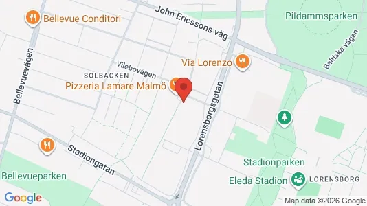 Apartments for rent i Malmö City - kort over placeringen