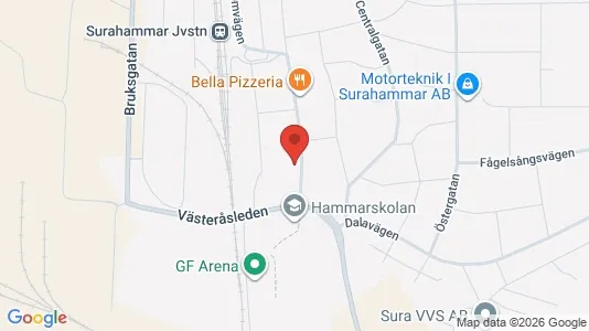 Apartments for rent i Surahammar - kort over placeringen