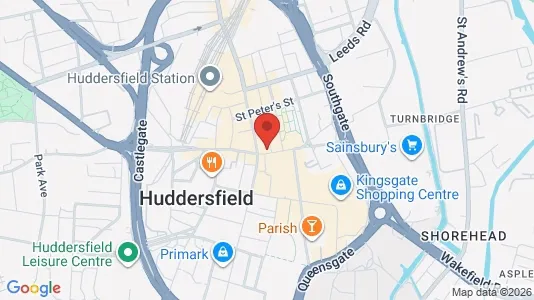 Apartments for rent i Huddersfield - West Yorkshire - kort over placeringen