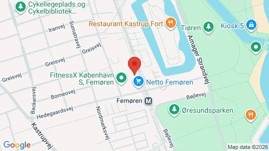 Apartments for rent i Copenhagen S - kort over placeringen