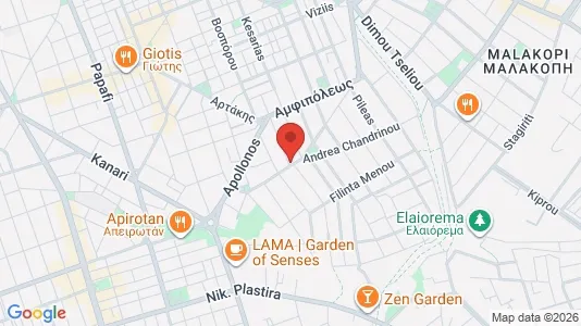 Apartments for rent i Pylaia-Chortiatis - kort over placeringen