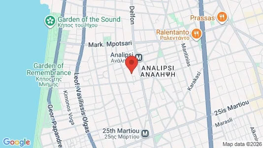 Apartments for rent i Thessaloniki - kort over placeringen