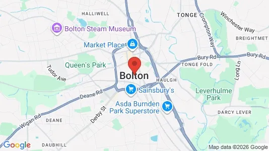 Apartments for rent i Bolton - Lancashire - kort over placeringen