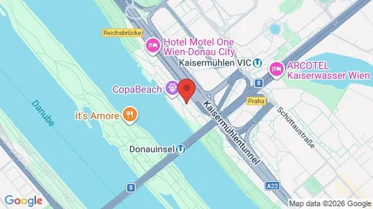 Apartments for rent i Vienna Donaustadt - kort over placeringen