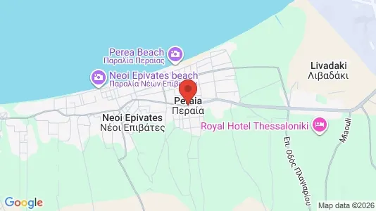 Apartments for rent i Thermaikos - kort over placeringen