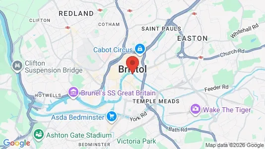 Houses for rent i Bristol - Avon - kort over placeringen
