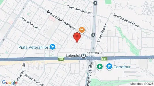 Apartments for rent i Bucharest - Sectorul 6 - kort over placeringen