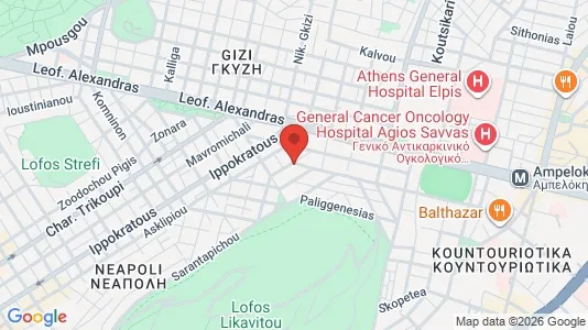 Apartments for rent i Athens Ampelokipoi - kort over placeringen