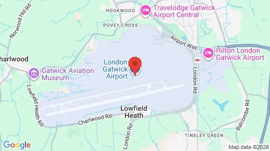 Apartments for rent i GATWICK/Horley - West Sussex - kort over placeringen
