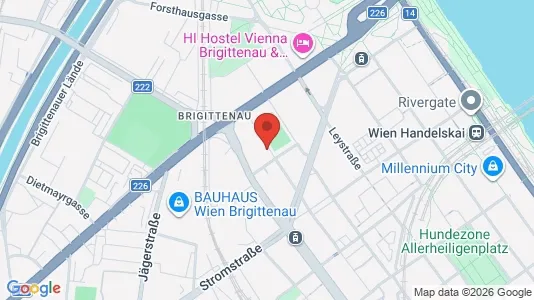 Apartments for rent i Vienna Brigittenau - kort over placeringen
