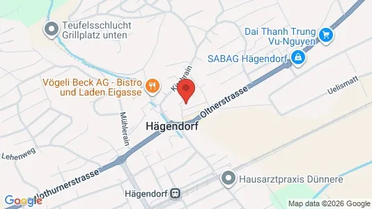 Apartments for rent i Olten - kort over placeringen