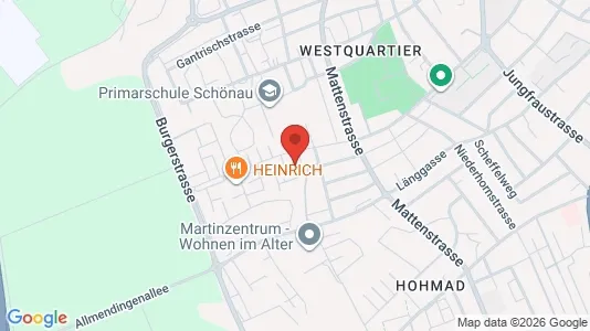 Apartments for rent i Thun - kort over placeringen
