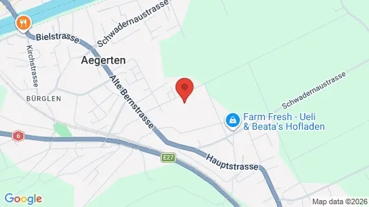 Apartments for rent i Biel - kort over placeringen