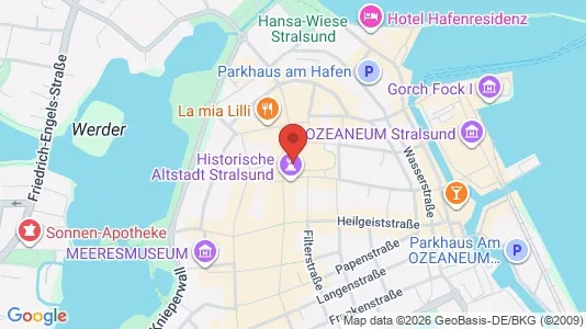 Apartments for rent i Vorpommern-Rügen - kort over placeringen