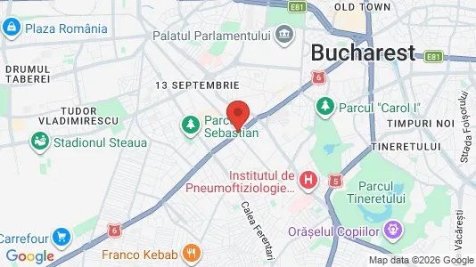 Apartments for rent i Bucharest - Sectorul 5 - kort over placeringen