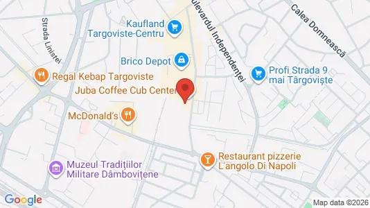 Apartments for rent i Târgovişte - kort over placeringen