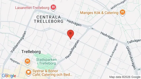 Apartments for rent i Trelleborg - kort over placeringen