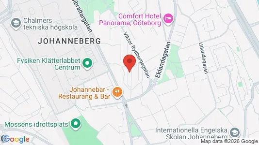 Apartments for rent i Johanneberg - kort over placeringen