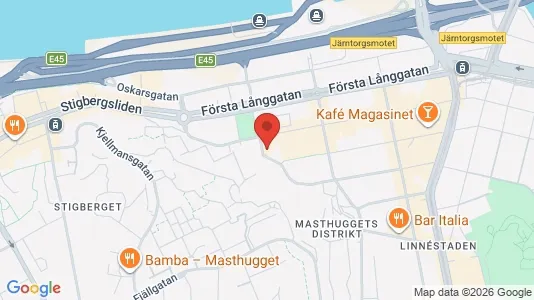 Apartments for rent i Gothenburg City Centre - kort over placeringen
