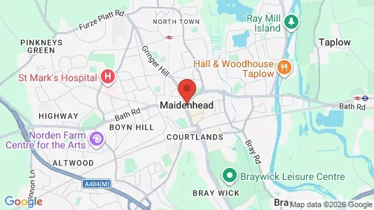 Apartments for rent i Maidenhead - Berkshire - kort over placeringen