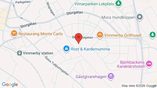 Apartments for rent i Vimmerby - kort over placeringen