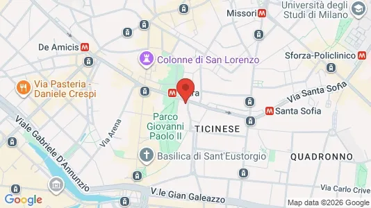 Apartments for rent i Milano Zona 1 - Centro storico - kort over placeringen