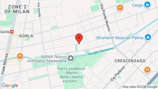 Apartments for rent i Milano Zona 2 - Stazione Centrale, Gorla, Turro, Greco, Crescenzago - kort over placeringen