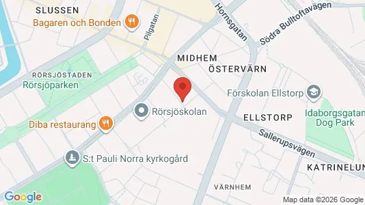 Apartments for rent i Malmö City - kort over placeringen