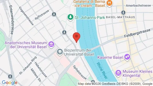 Apartments for rent i Basel-Stadt - kort over placeringen