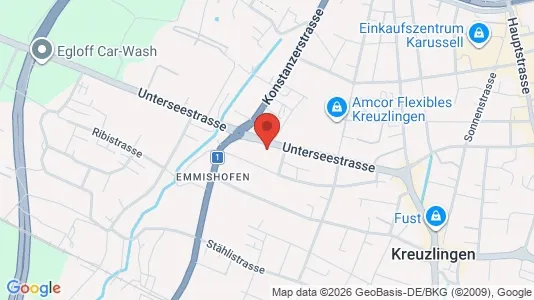 Apartments for rent i Kreuzlingen - kort over placeringen