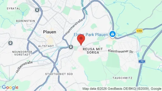 Apartments for rent i Vogtlandkreis - kort over placeringen