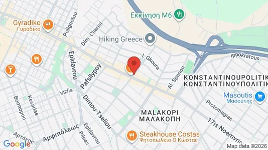 Apartments for rent i Pylaia-Chortiatis - kort over placeringen