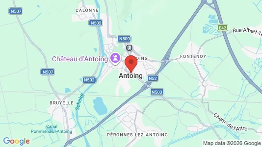 Apartments for rent i Antoing - kort over placeringen