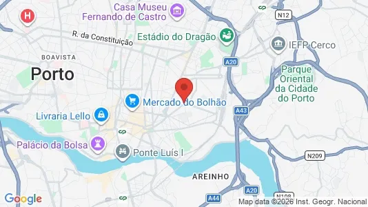 Apartments for rent i Porto Bonfim - kort over placeringen