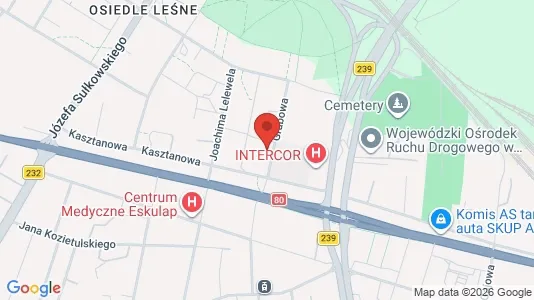 Rooms for rent i Bydgoszcz - kort over placeringen