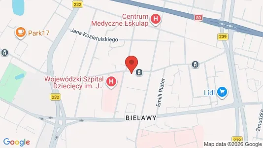 Apartments for rent i Bydgoszcz - kort over placeringen