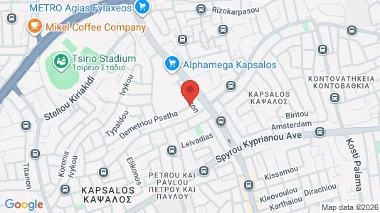 Apartments for rent i Limassol - kort over placeringen